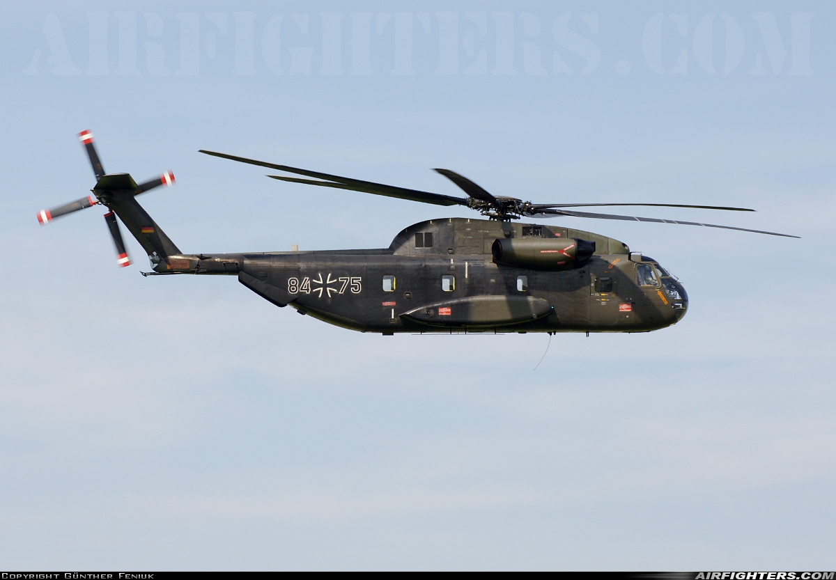 Germany - Air Force Sikorsky CH-53GA (S-65) 84+75 at Tannheim (EDMT), Germany