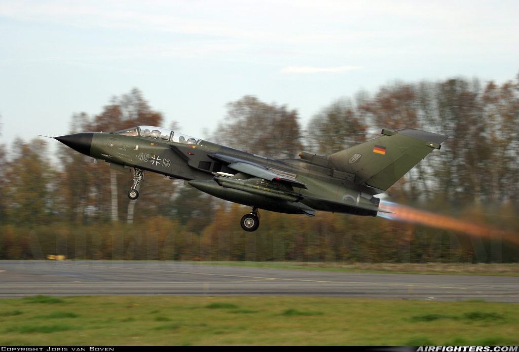 Germany - Air Force Panavia Tornado IDS 45+19 at Florennes (EBFS), Belgium