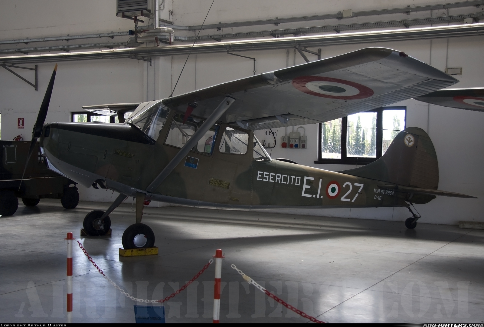 Italy - Army Cessna O-1E Bird Dog (L-19E) MM61-2964 at Viterbo (LIRV), Italy