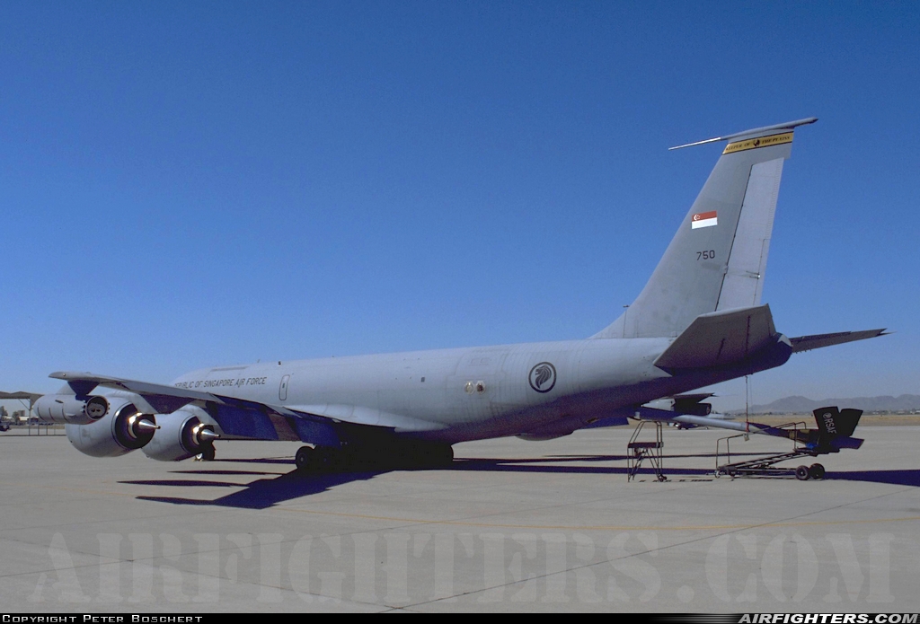 Singapore - Air Force Boeing KC-135R Stratotanker (717-100) 750 at Glendale (Phoenix) - Luke AFB (LUF / KLUF), USA