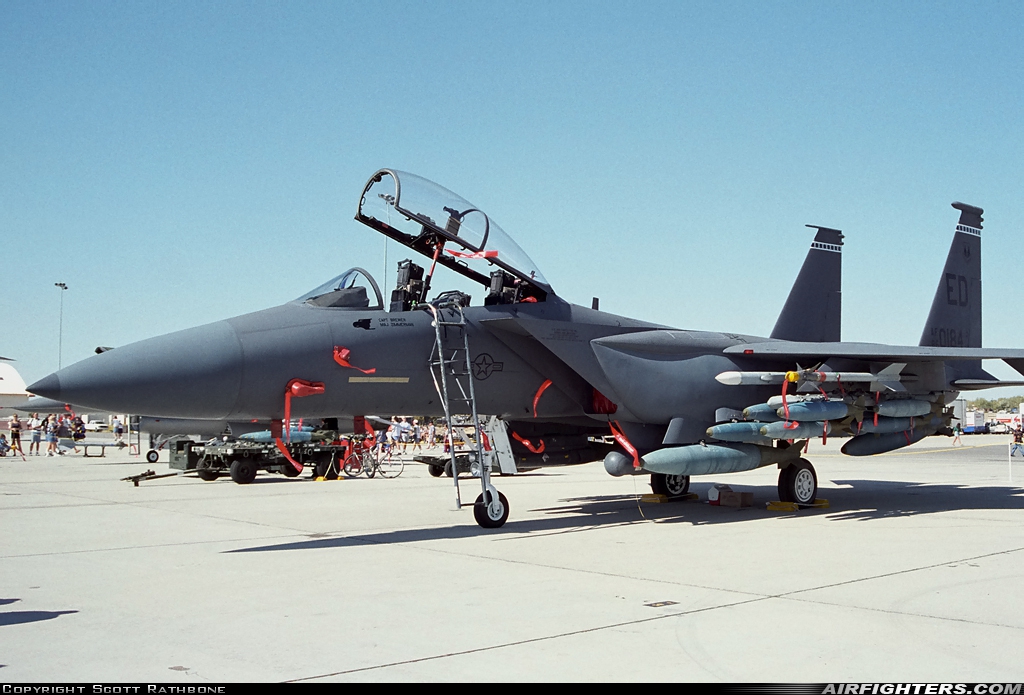 USA - Air Force McDonnell Douglas F-15E Strike Eagle 86-0184 at Edwards - AFB (EDW / KEDW), USA