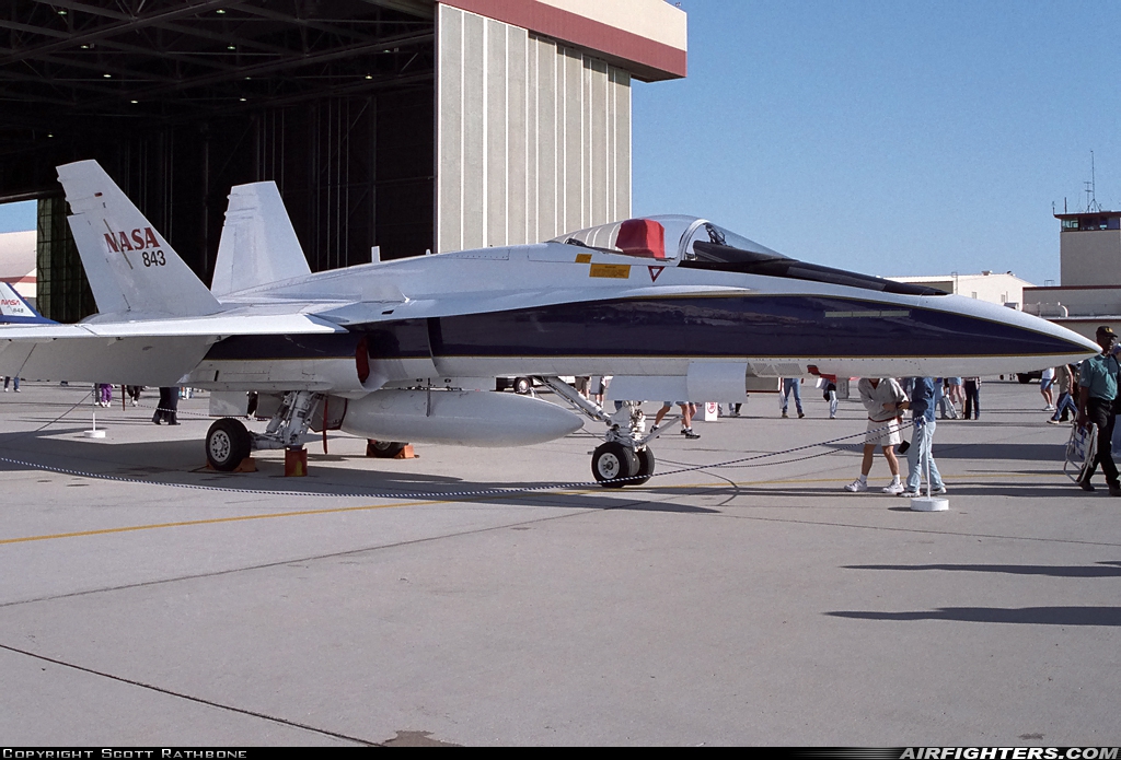 USA - NASA McDonnell Douglas F/A-18A Hornet N843NA at Edwards - AFB (EDW / KEDW), USA
