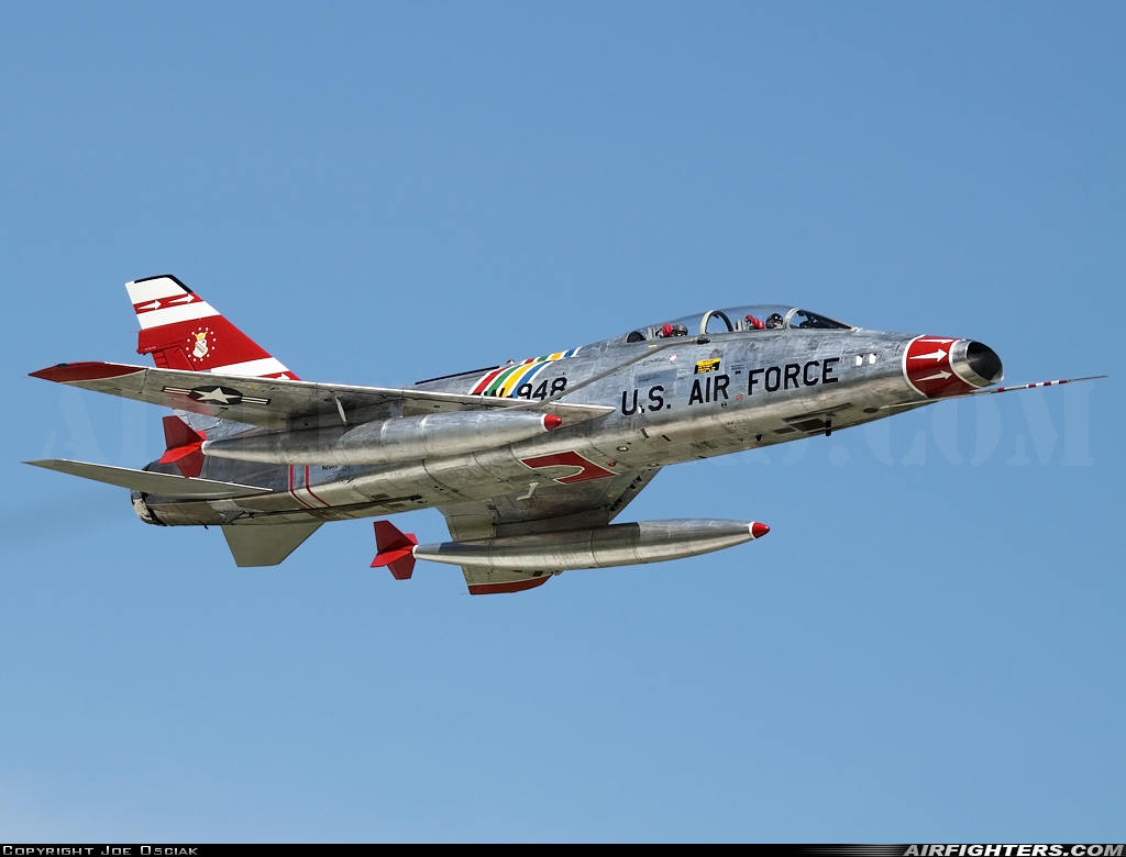 Private North American F-100F Super Sabre N2011V at Detroit - Willow Run (YIP / KYIP), USA
