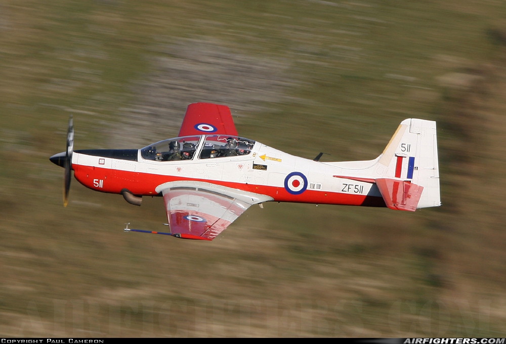 UK - Air Force Short Tucano T1 ZF511 at Off-Airport - Machynlleth Loop Area, UK