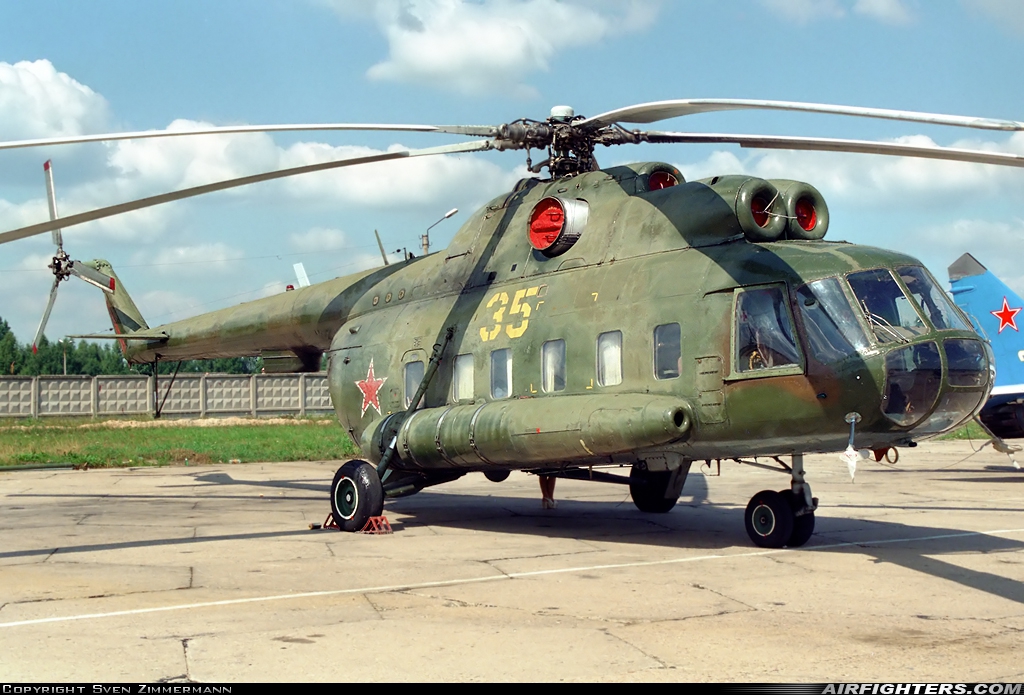 Russia - Air Force Mil Mi-8 35 YELLOW at Kubinka (UUMB), Russia