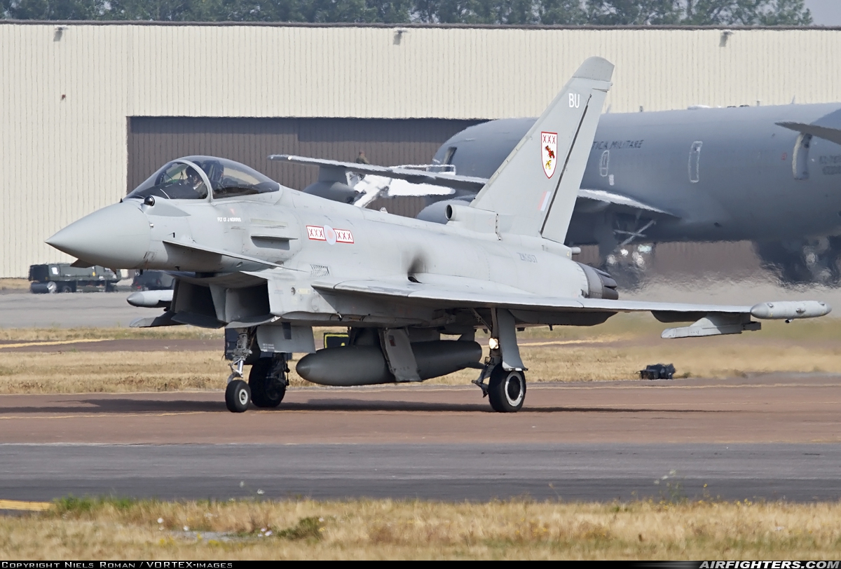 UK - Air Force Eurofighter Typhoon FGR4 ZK307 at Fairford (FFD / EGVA), UK
