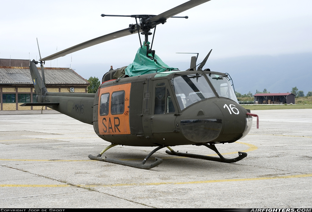 Bosnia-Herzegovina - Air Force Bell UH-1H Iroquois (205) VF-1816 at Sarajevo - Rajlovac (LQSV), Bosnia and Herzegovina