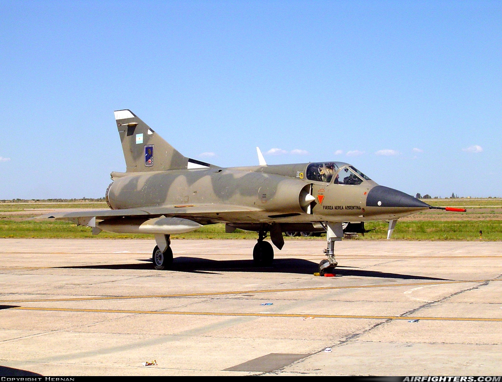 Argentina - Air Force Dassault Mirage IIICJ C-701 at Mendoza - El Plumerillo (MDZ / SAME), Argentina
