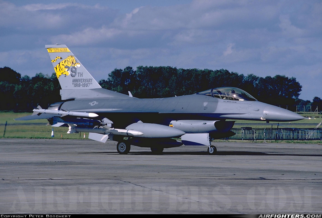 USA - Air Force General Dynamics F-16C Fighting Falcon 94-0047 at Fairford (FFD / EGVA), UK
