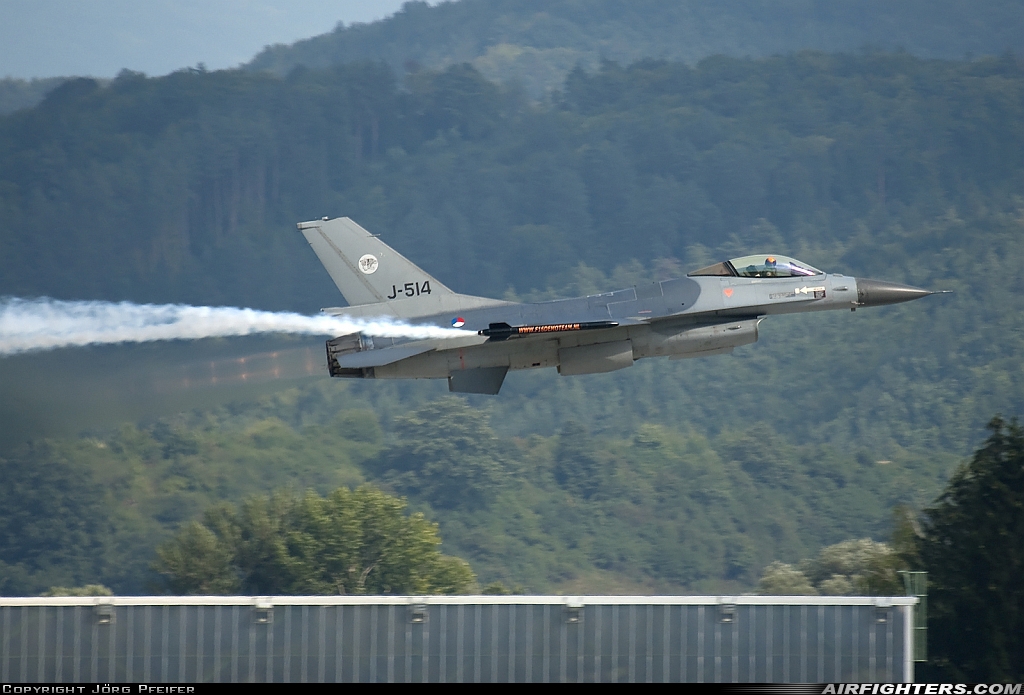 Netherlands - Air Force General Dynamics F-16AM Fighting Falcon J-514 at Sliac (LZSL), Slovakia
