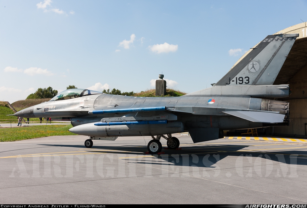 Netherlands - Air Force General Dynamics F-16AM Fighting Falcon J-193 at Neuburg - Zell (ETSN), Germany