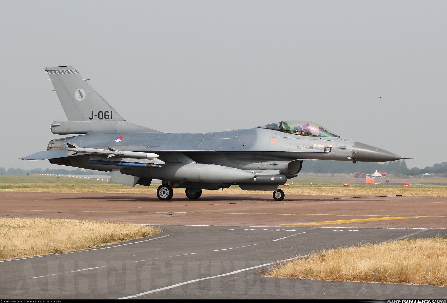 Netherlands - Air Force General Dynamics F-16AM Fighting Falcon J-061 at Fairford (FFD / EGVA), UK
