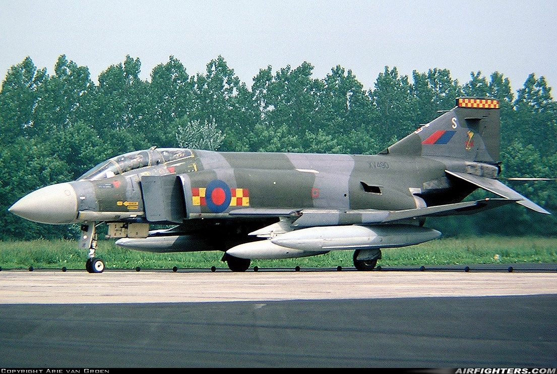 UK - Air Force McDonnell Douglas Phantom FGR2 (F-4M) XV490 at Leeuwarden (LWR / EHLW), Netherlands