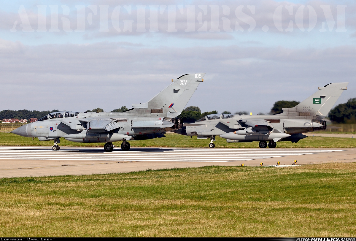 UK - Air Force Panavia Tornado GR4(T) ZD842 at Coningsby (EGXC), UK