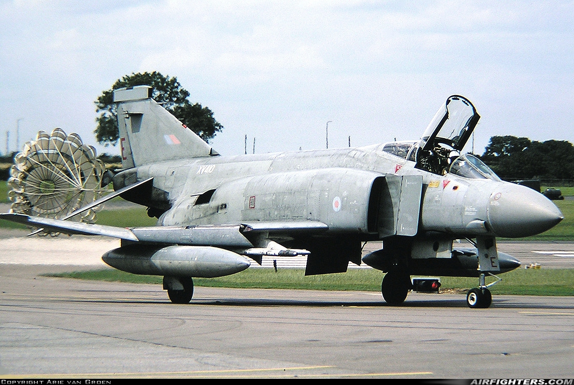 UK - Air Force McDonnell Douglas Phantom FGR2 (F-4M) XV410 at Waddington (WTN / EGXW), UK
