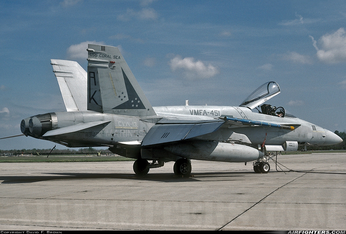 USA - Marines McDonnell Douglas F/A-18A Hornet 163146 at Beaufort - Merritt Field (KNBC), USA