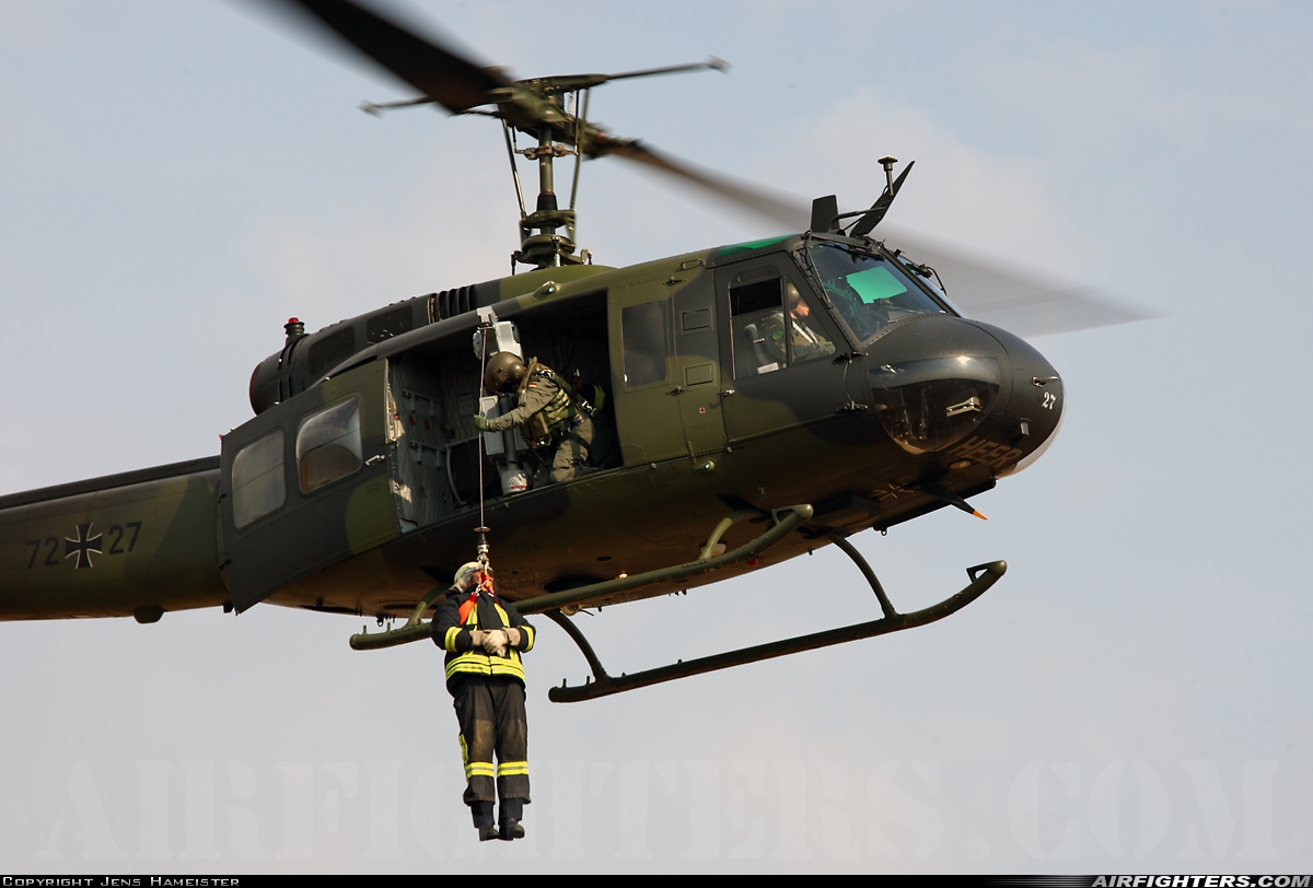 Germany - Army Bell UH-1D Iroquois (205) 72+27 at Fassberg (ETHS), Germany