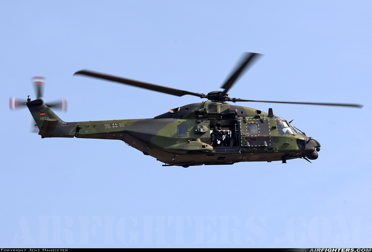 Germany - Army NHI NH-90TTH 78+15 at Fassberg (ETHS), Germany