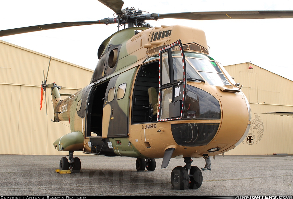 Chile - Army Aerospatiale SA-330L Puma 1524 at Rancagua - De La Independencia (QRC / SCRG), Chile