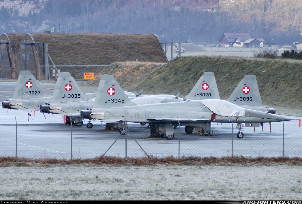 Switzerland - Air Force Northrop F-5E Tiger II J-3045 at Meiringen (LSMM), Switzerland
