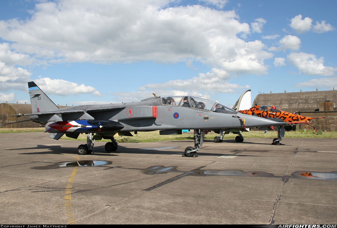 UK - Air Force Sepecat Jaguar T4 XX835 at Coningsby (EGXC), UK