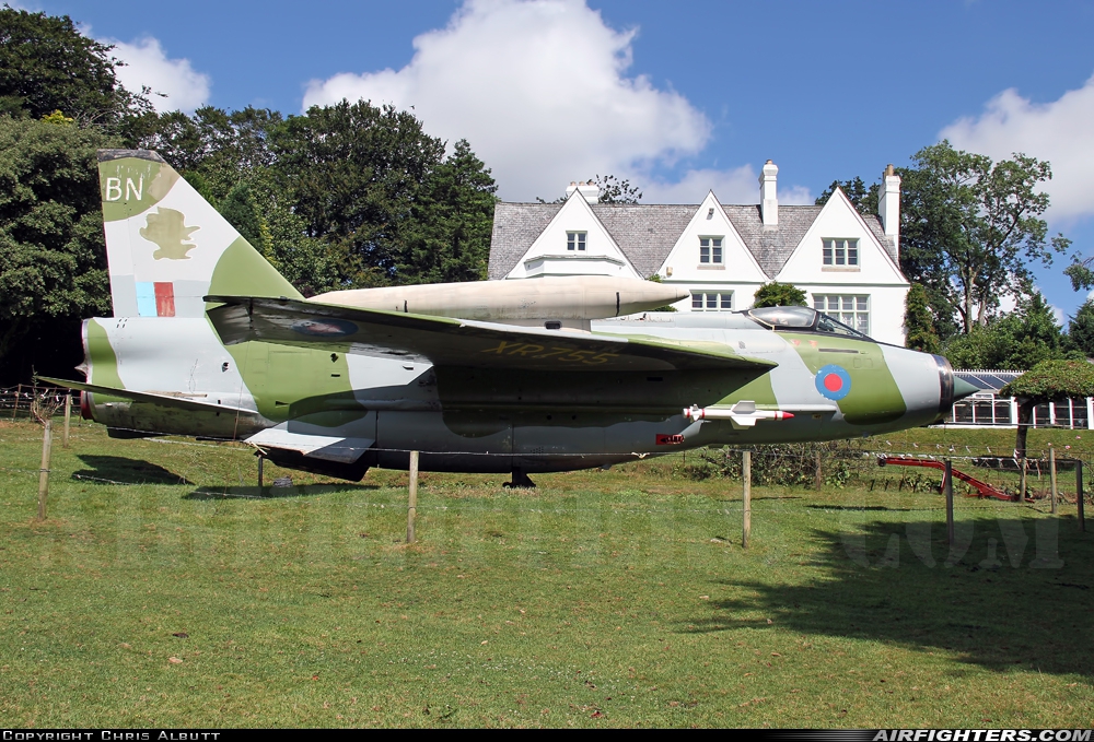 Private English Electric Lightning F6 XR755 at Off-Airport - Cornwall, UK