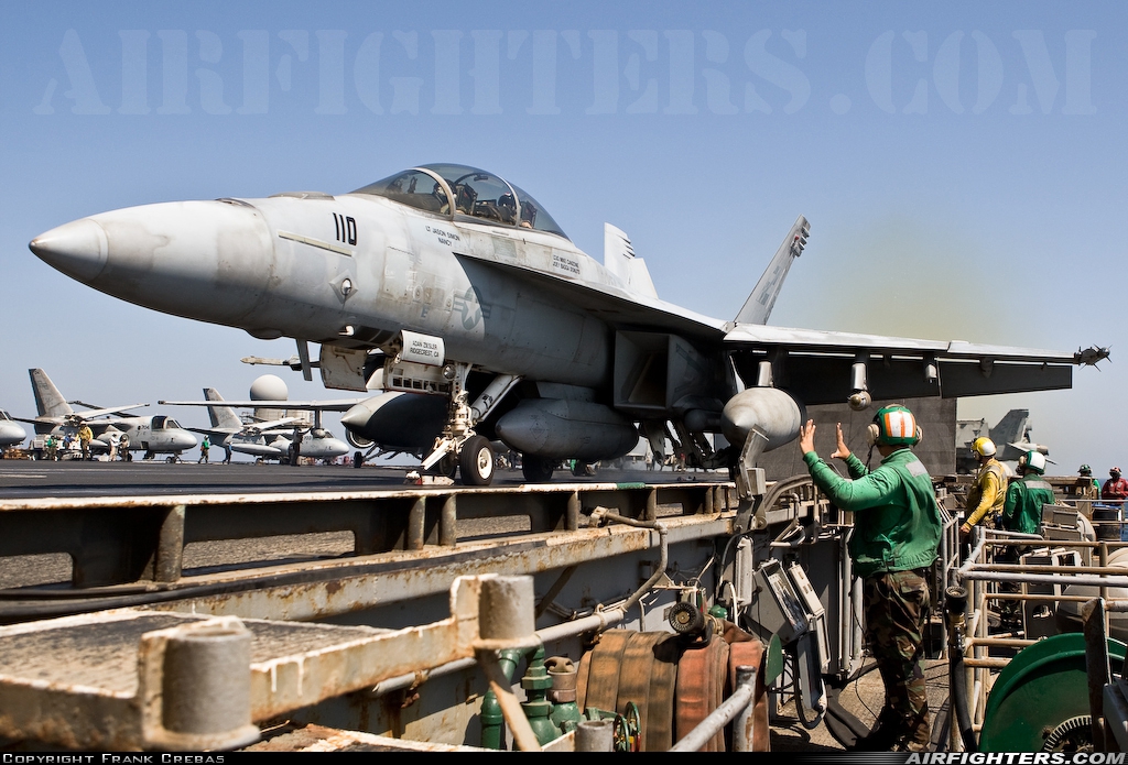 USA - Navy Boeing F/A-18F Super Hornet 165803 at Off-Airport - Arabian Sea, International Airspace