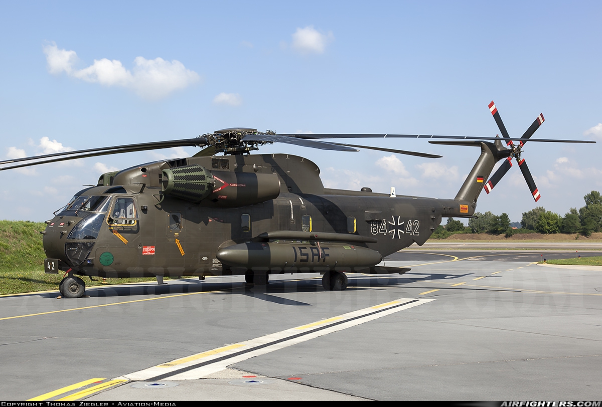 Germany - Air Force Sikorsky CH-53GS (S-65) 84+42 at Neuburg - Zell (ETSN), Germany
