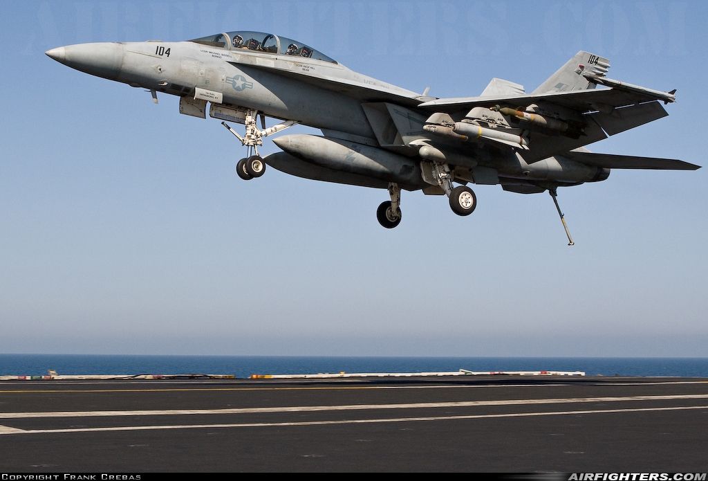 USA - Navy Boeing F/A-18F Super Hornet 165799 at Off-Airport - Arabian Sea, International Airspace