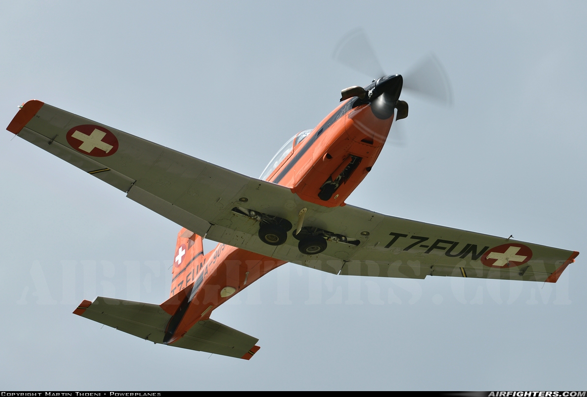 Private - Fliegermuseum Altenrhein Pilatus PC-7 Turbo Trainer T7-FUN at Ambri (LSPM), Switzerland
