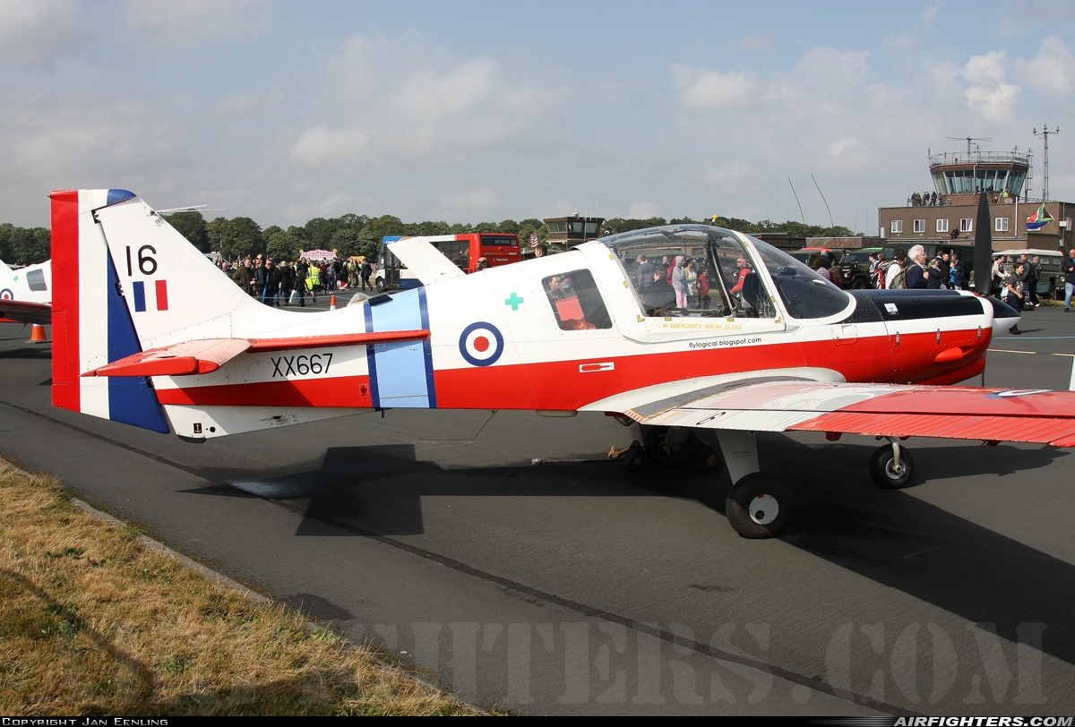 Private Scottish Aviation Bulldog T1 G-BZFN at Leuchars (St. Andrews) (ADX / EGQL), UK