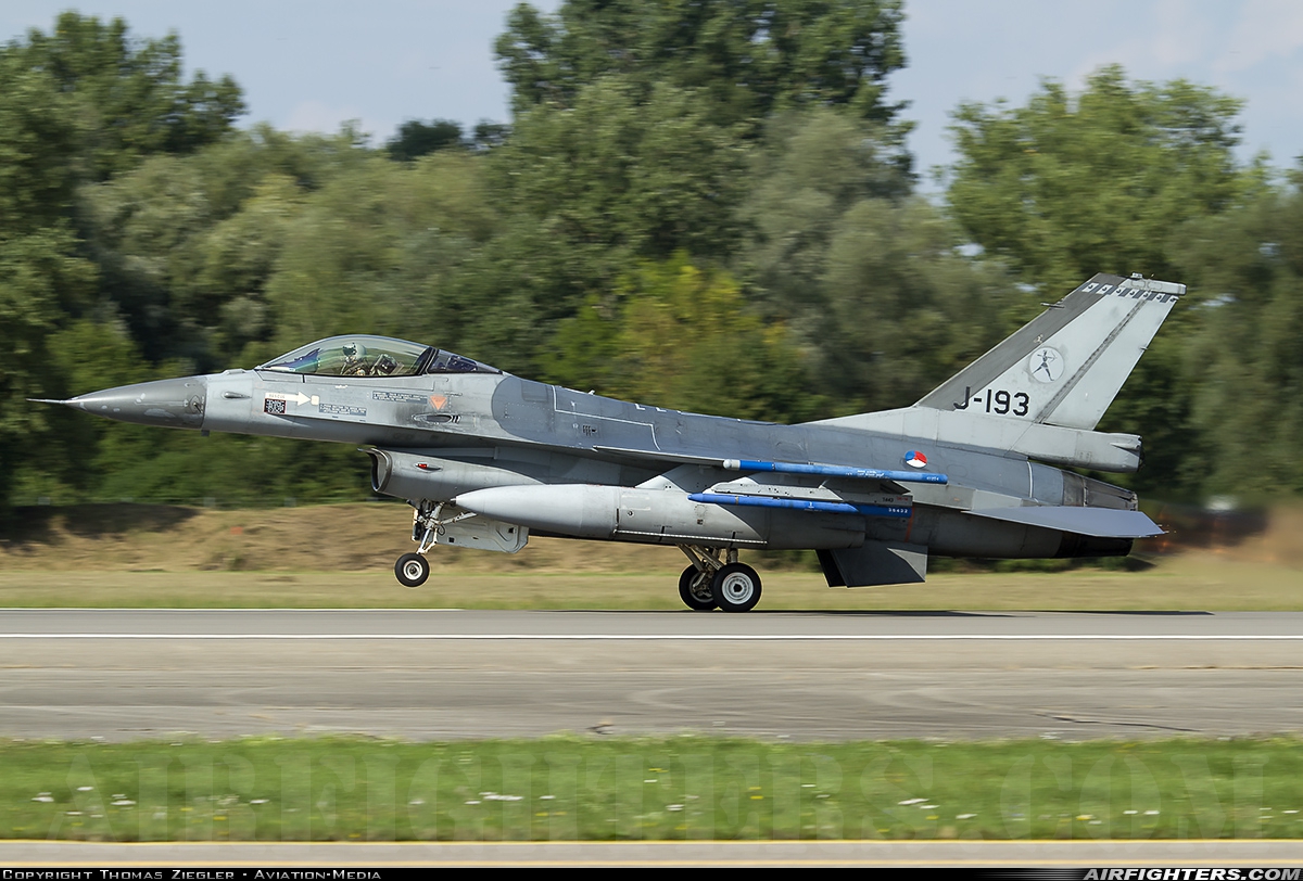 Netherlands - Air Force General Dynamics F-16AM Fighting Falcon J-193 at Neuburg - Zell (ETSN), Germany