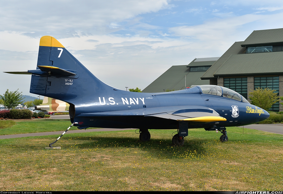 USA - Navy Grumman TF-9J Cougar 146417 at McMinnville - Municipal (MMV / KMMV), USA