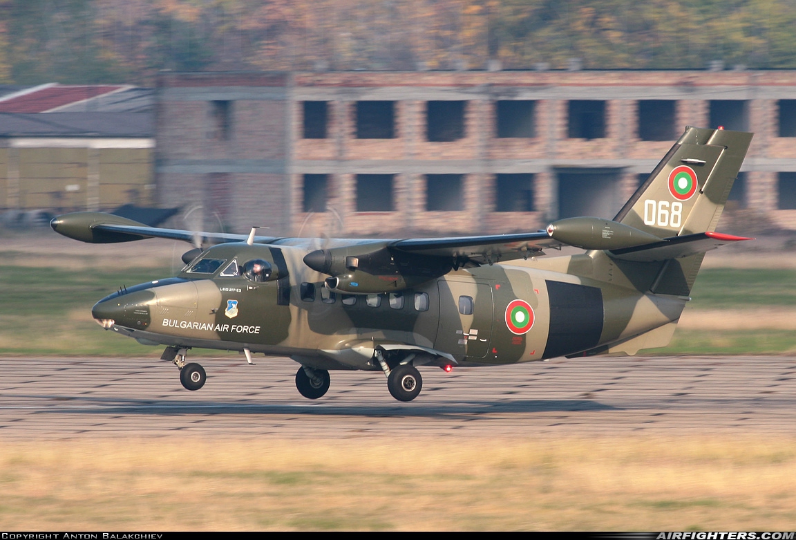Bulgaria - Air Force LET L-410UVP-E3 068 at Bezmer (LBIA / JAM), Bulgaria