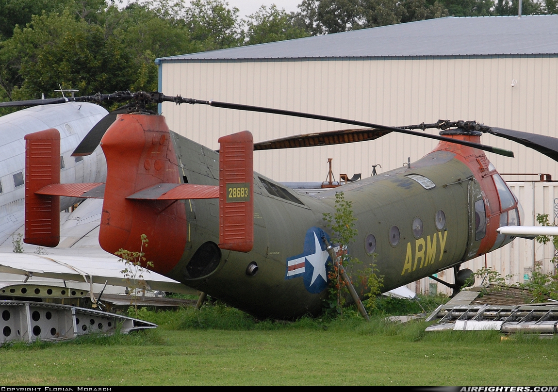 USA - Army Piasecki H-21B Shawnee (PV-22) 28683 at Oshkosh - Wittman Regional (OSH / KOSH), USA