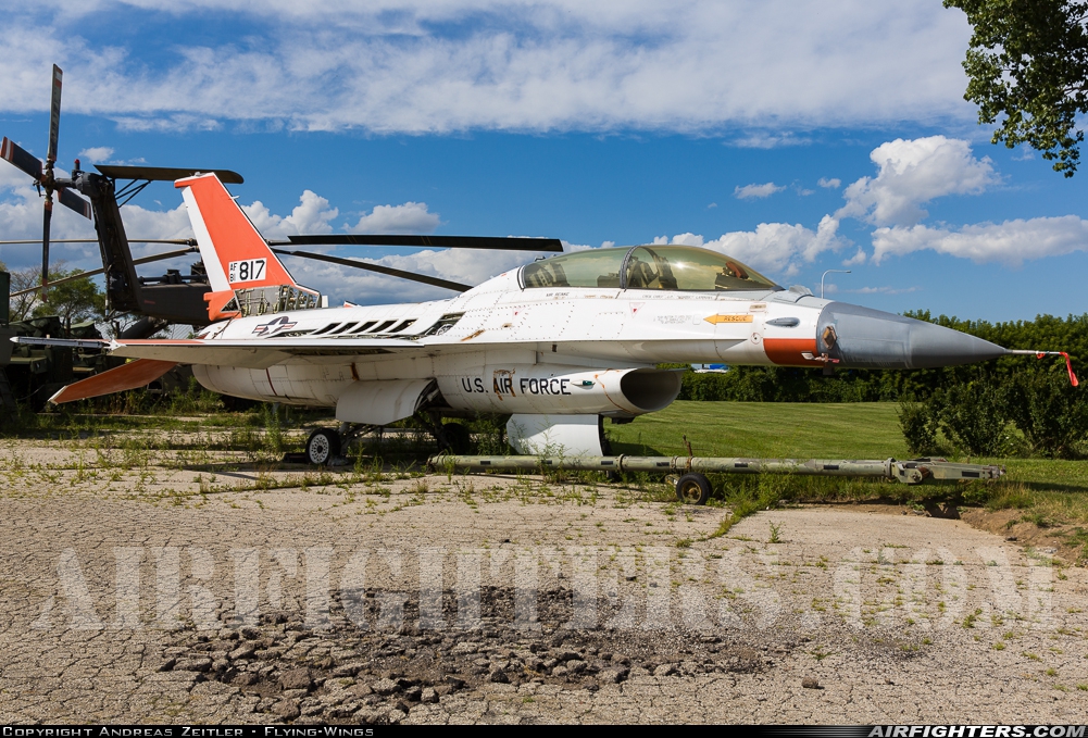 USA - Air Force General Dynamics F-16B/ADF Fighting Falcon 81-0817 at Off-Airport - Zion (Russell Military Museum), USA