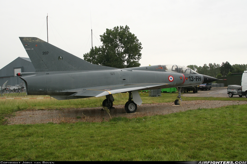 France - Air Force Dassault Mirage IIIB 207 at Evreux - Fauville (EVX / LFOE), France