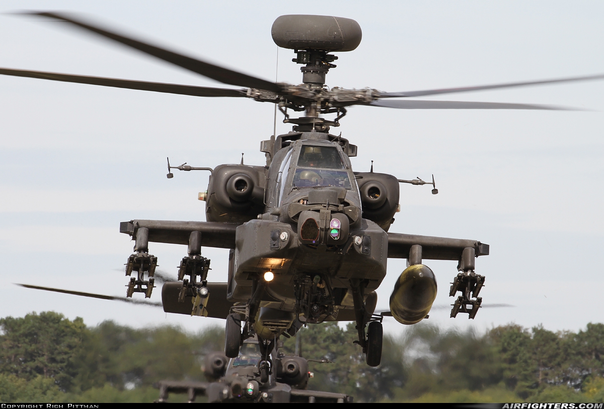 UK - Army Westland Apache AH1 (WAH-64D) ZJ185 at Off-Airport - Salisbury Plain, UK