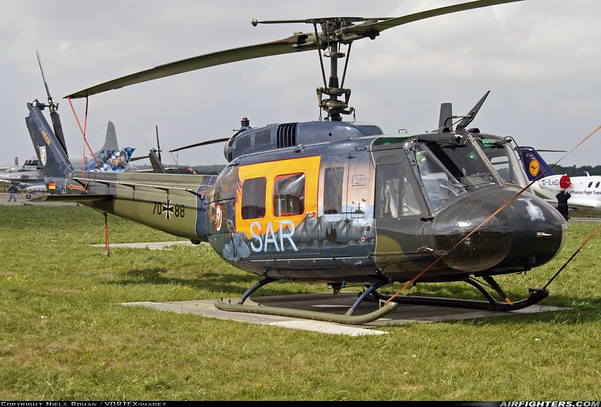 Germany - Air Force Bell UH-1D Iroquois (205) 70+88 at Nordholz (- Cuxhaven) (NDZ / ETMN), Germany