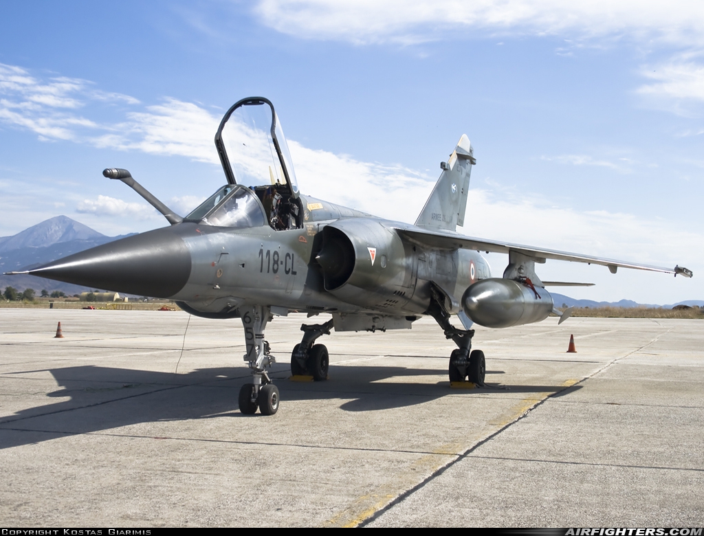 France - Air Force Dassault Mirage F1CR 657 at Larissa (LRA / LGLR), Greece