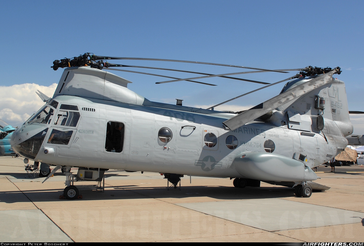 USA - Marines Boeing Vertol CH-46E Sea Knight (107-II) 156462 at San Diego - Miramar MCAS (NAS) / Mitscher Field (NKX / KNKX), USA
