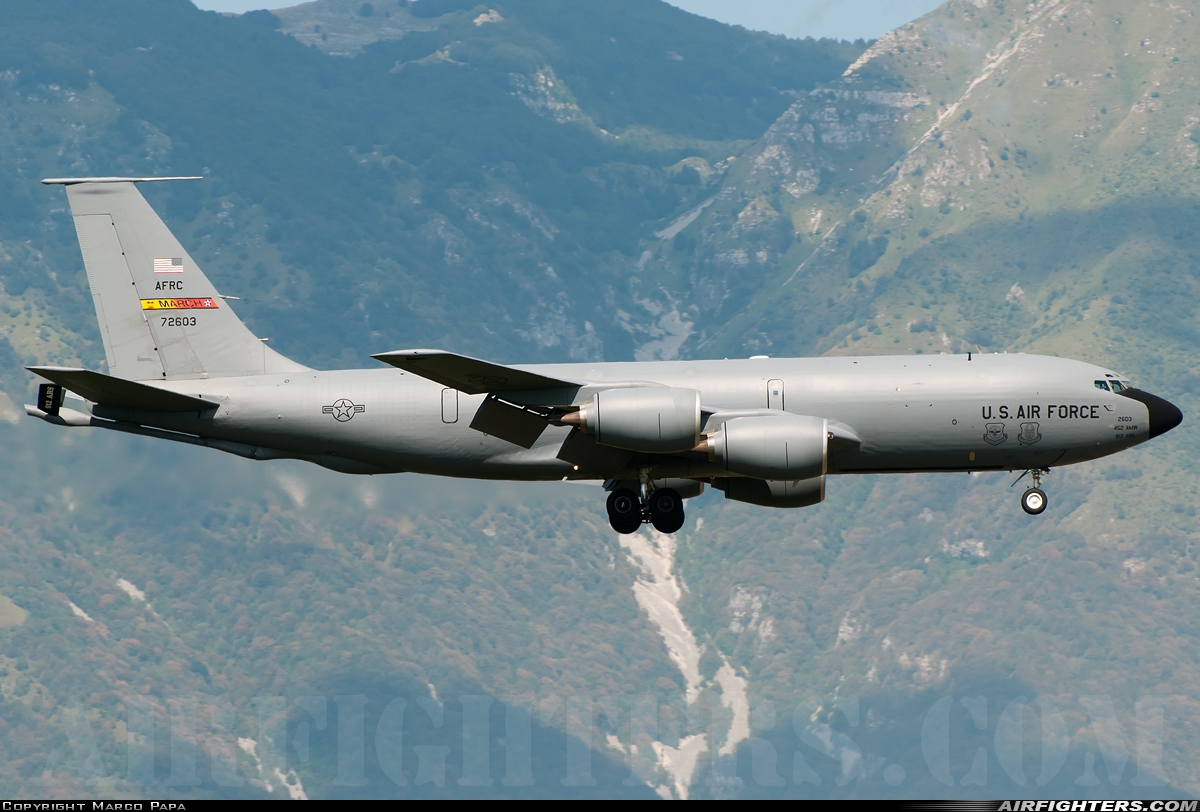 USA - Air Force Boeing KC-135R Stratotanker (717-148) 57-2603 at Aviano (- Pagliano e Gori) (AVB / LIPA), Italy