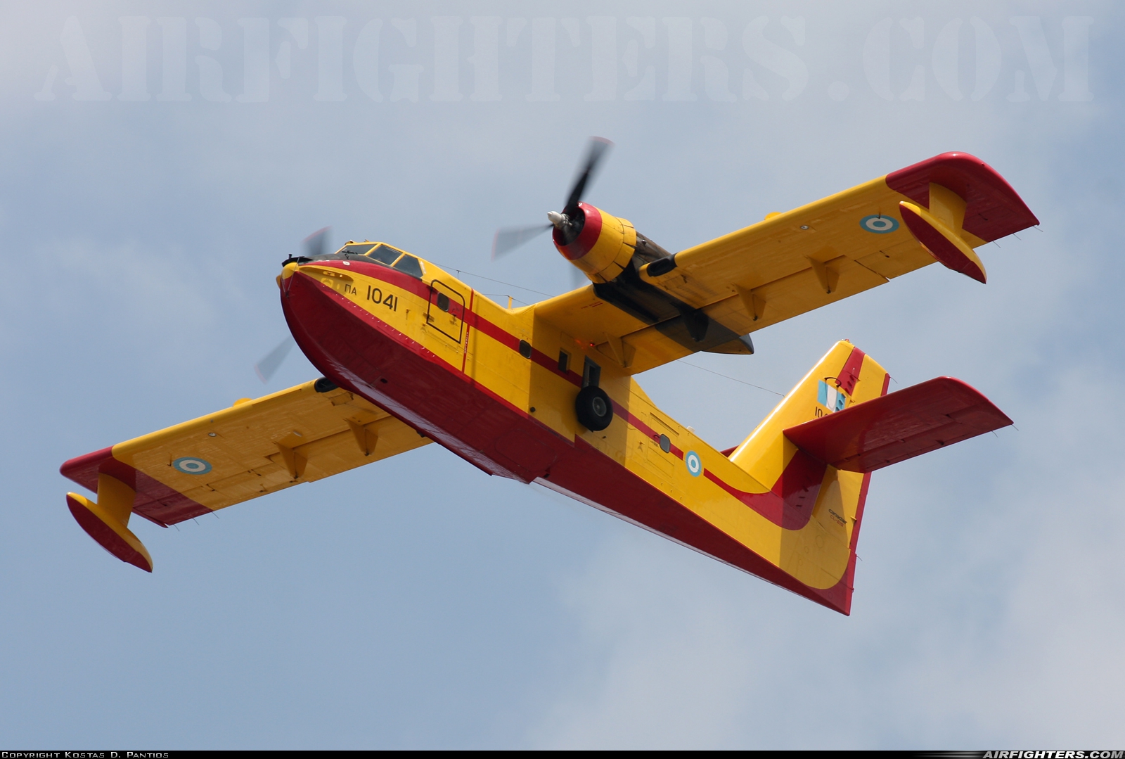 Greece - Air Force Canadair CL-215-1A10 1041 at Off-Airport - Chalkida, Greece