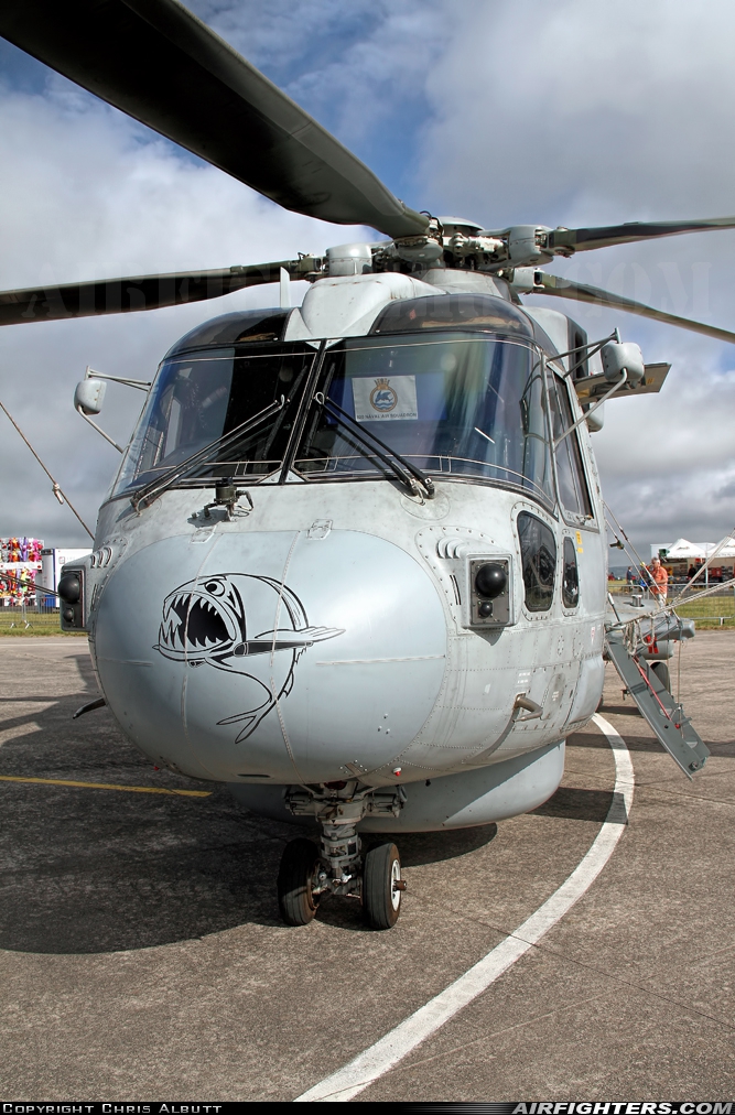UK - Navy AgustaWestland Merlin HM1 (Mk111) ZH839 at Culdrose (EGDR), UK