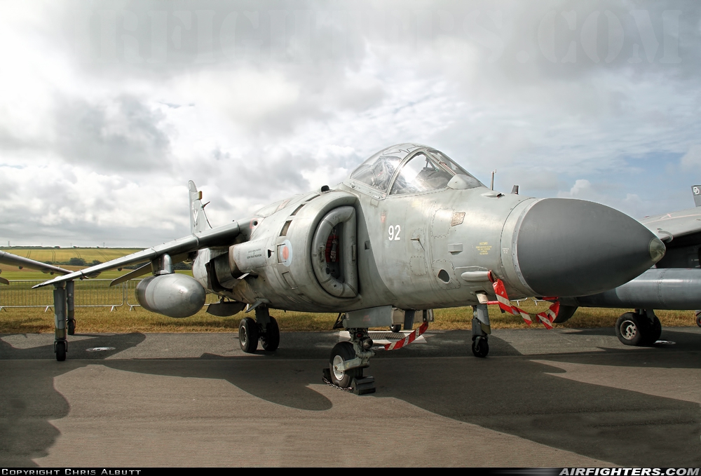 UK - Navy British Aerospace Sea Harrier FA.2 ZE692 at Culdrose (EGDR), UK