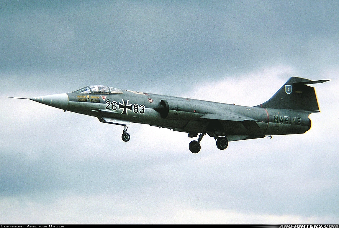 Germany - Navy Lockheed F-104G Starfighter 26+83 at Mildenhall (MHZ / GXH / EGUN), UK