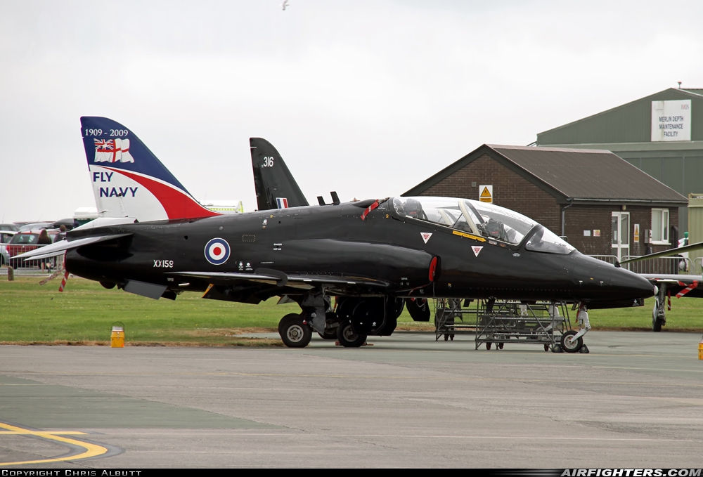 UK - Navy British Aerospace Hawk T.1 XX159 at Culdrose (EGDR), UK