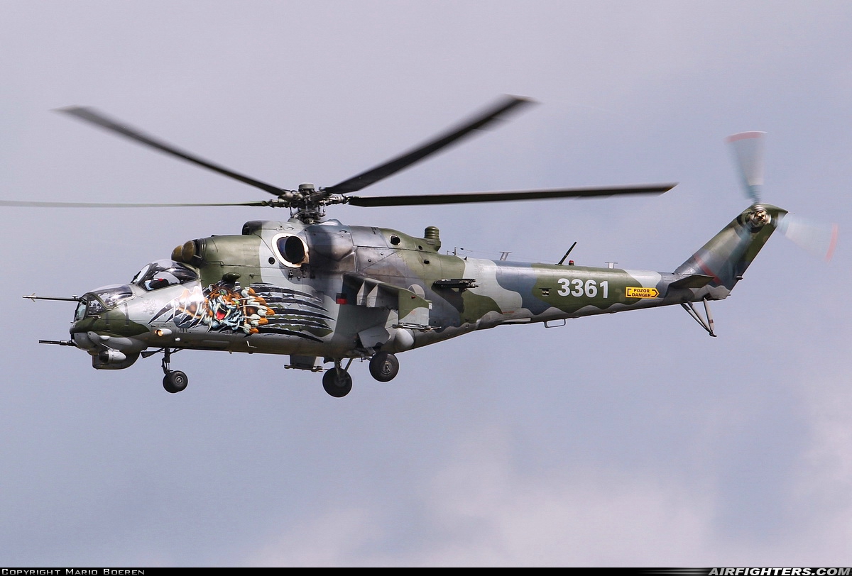 Czech Republic - Air Force Mil Mi-35 (Mi-24V) 3361 at Uden - Volkel (UDE / EHVK), Netherlands