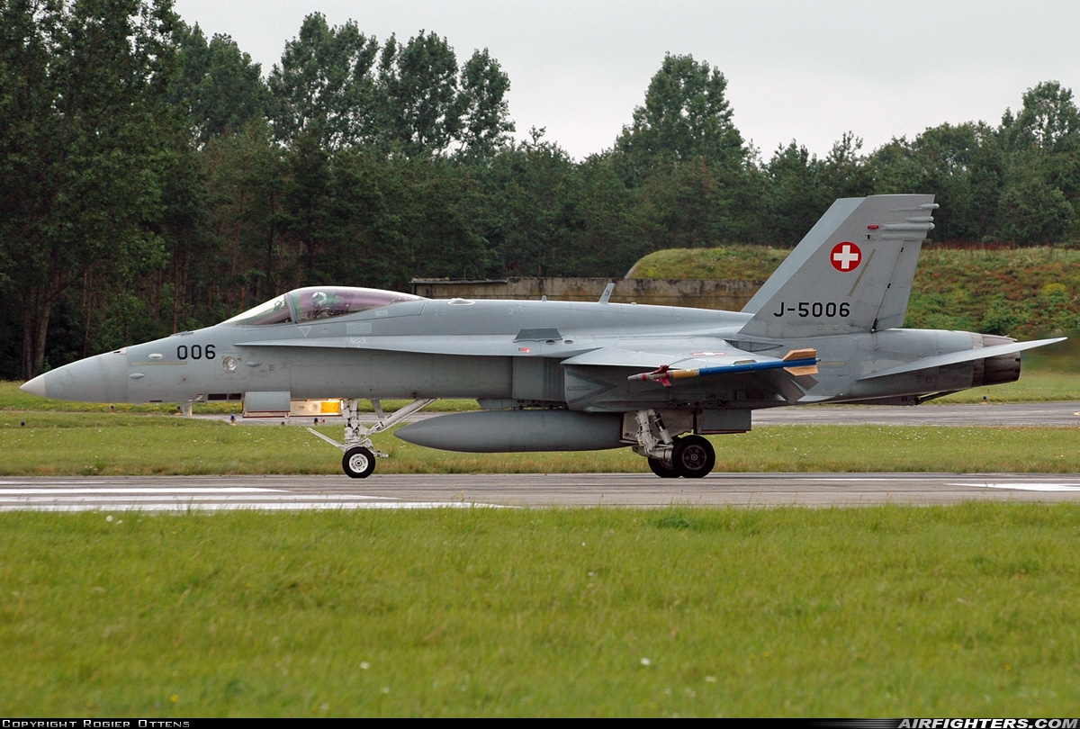Switzerland - Air Force McDonnell Douglas F/A-18C Hornet J-5006 at Wittmundhafen (Wittmund) (ETNT), Germany