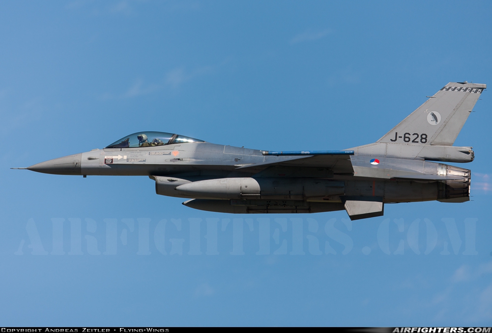 Netherlands - Air Force General Dynamics F-16AM Fighting Falcon J-628 at Neuburg - Zell (ETSN), Germany